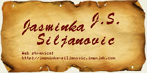 Jasminka Siljanović vizit kartica
